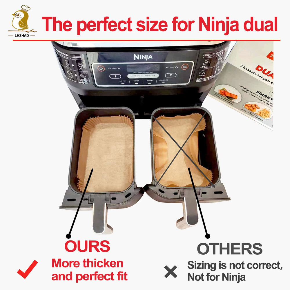 LHSHAD Air Fryer Liner in a Ninja Foodi air fryer