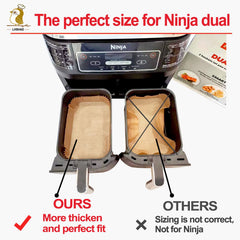 LHSHAD Air Fryer Liner in a Ninja Foodi air fryer