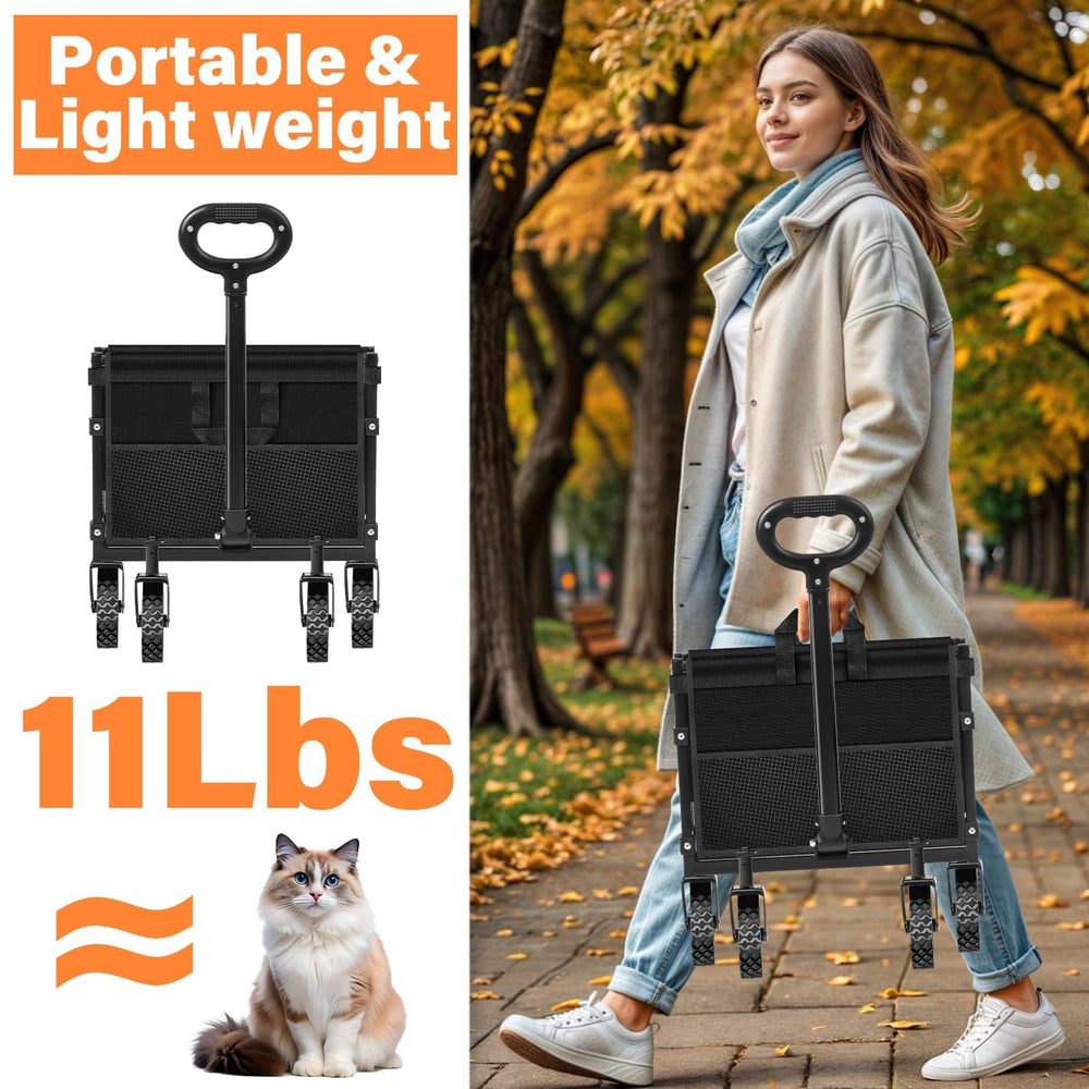 LIAPOTT Foldable Wagon Cart with large capacity expanded