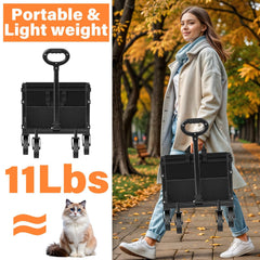 LIAPOTT Foldable Wagon Cart with large capacity expanded