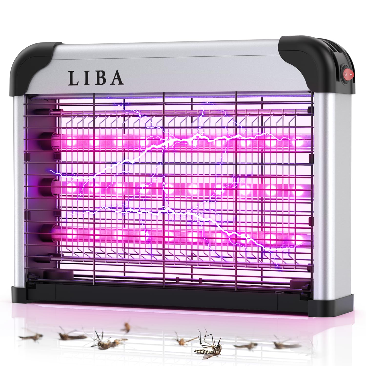 LiBa Bug Zapper LED Indoor 3800V front view with UV light