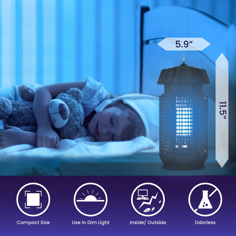 LiBa Bug Zapper Outdoor 20W close-up of removable tray