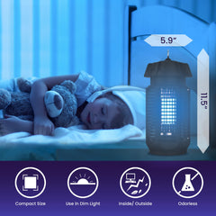 LiBa Bug Zapper Outdoor 20W close-up of removable tray