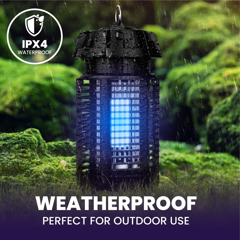 LiBa Bug Zapper Outdoor 20W in use at a backyard gathering