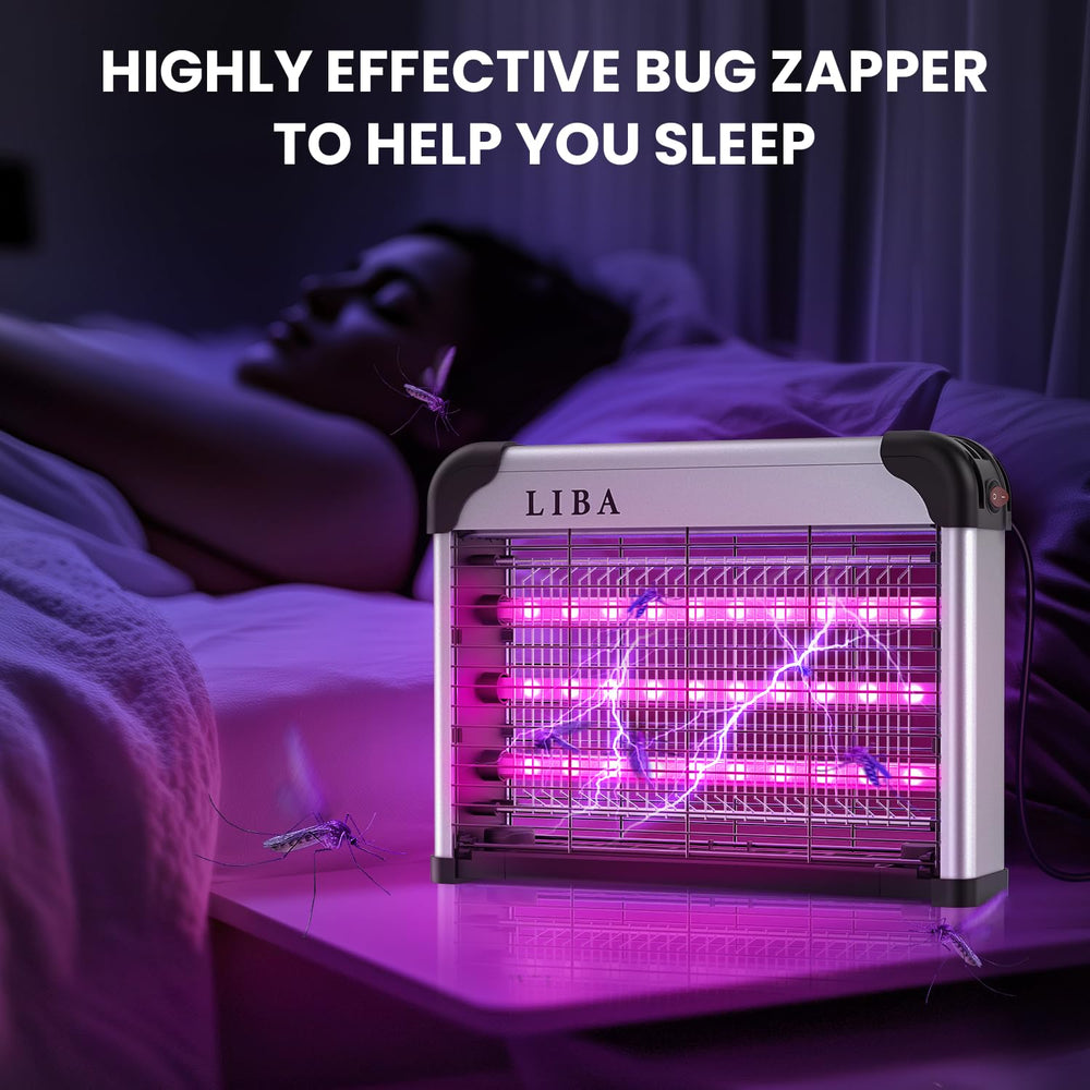 LiBa Bug Zapper packaging with product details