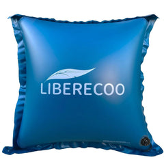 LIBERECOO 4'x4' Pool Pillow dark blue model front view