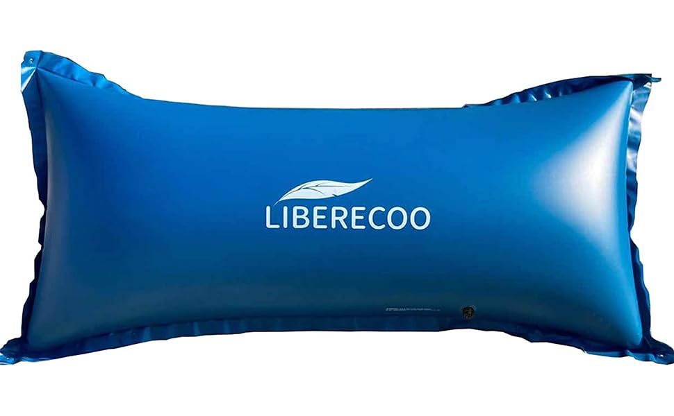LIBERECOO 4'x8' Pool Pillow Blue front view