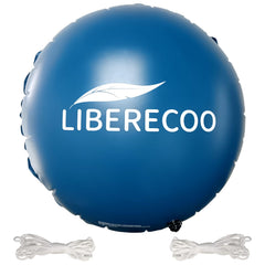 LIBERECOO 4FT round pool pillow front view in blue