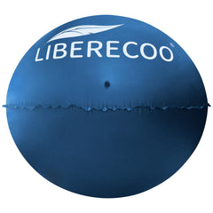 LIBERECOO 6FT round pool pillow blue model front view
