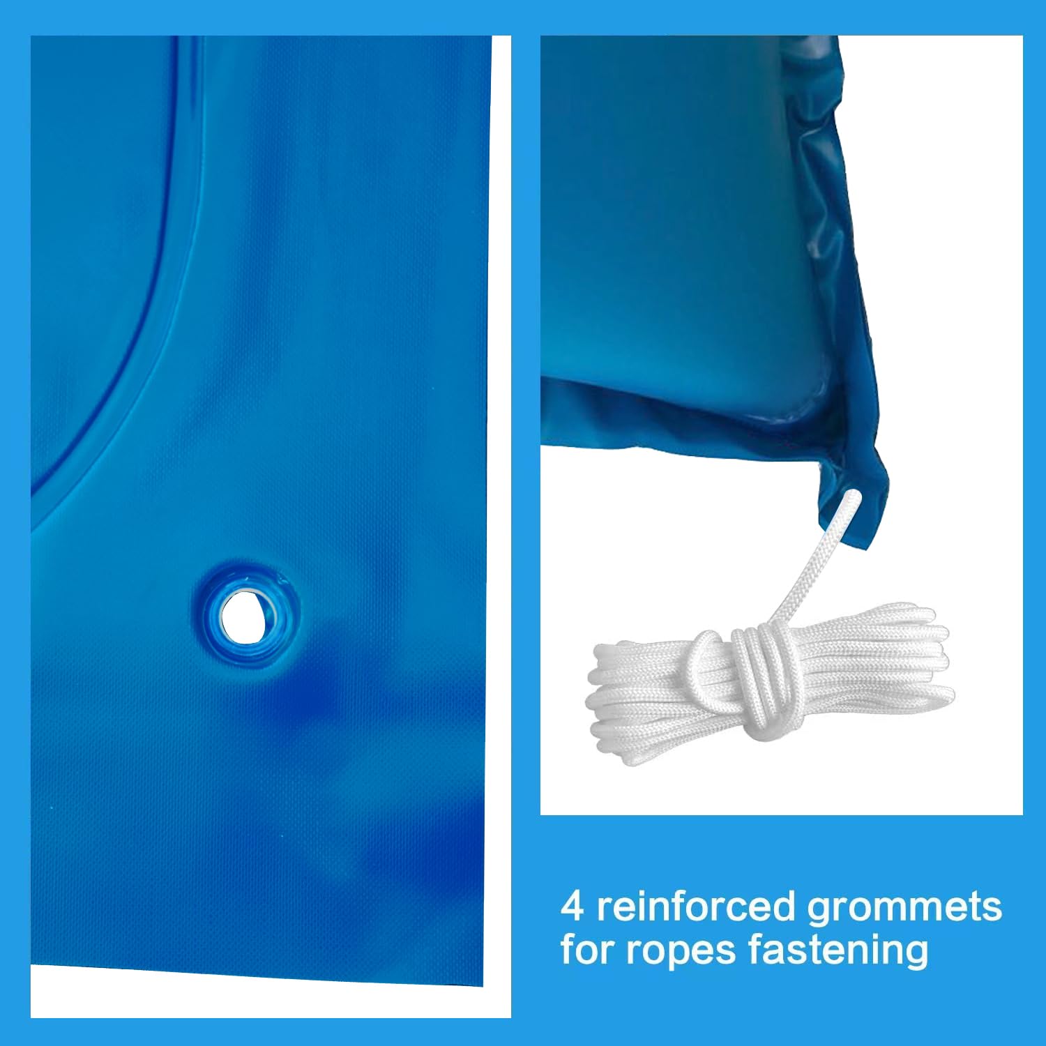 LIBERECOO pool pillow being inflated