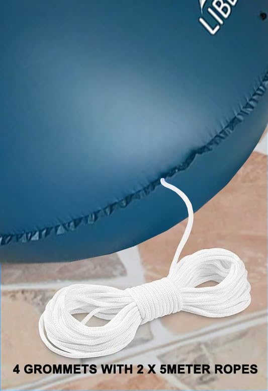 LIBERECOO pool pillow inflated on a pool cover