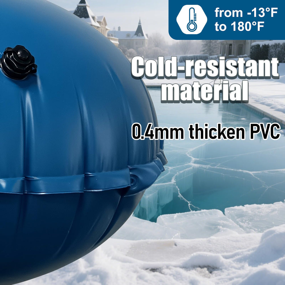 LIBERECOO pool pillow side view showing thick material