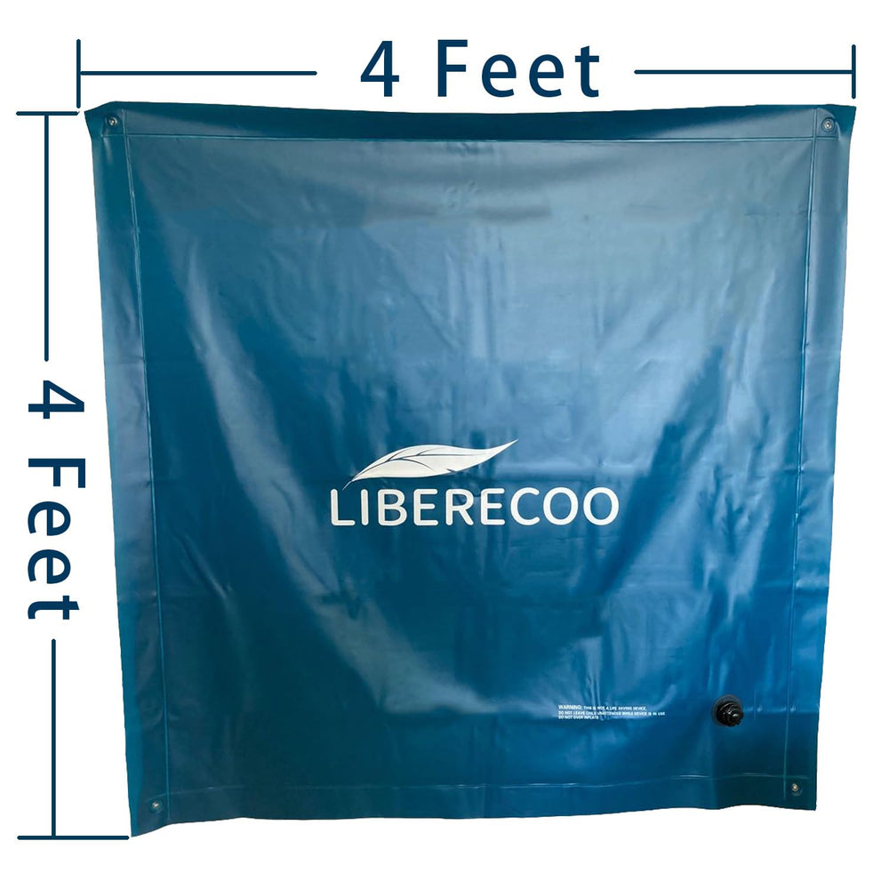 LIBERECOO Pool Pillow side view showing thickness