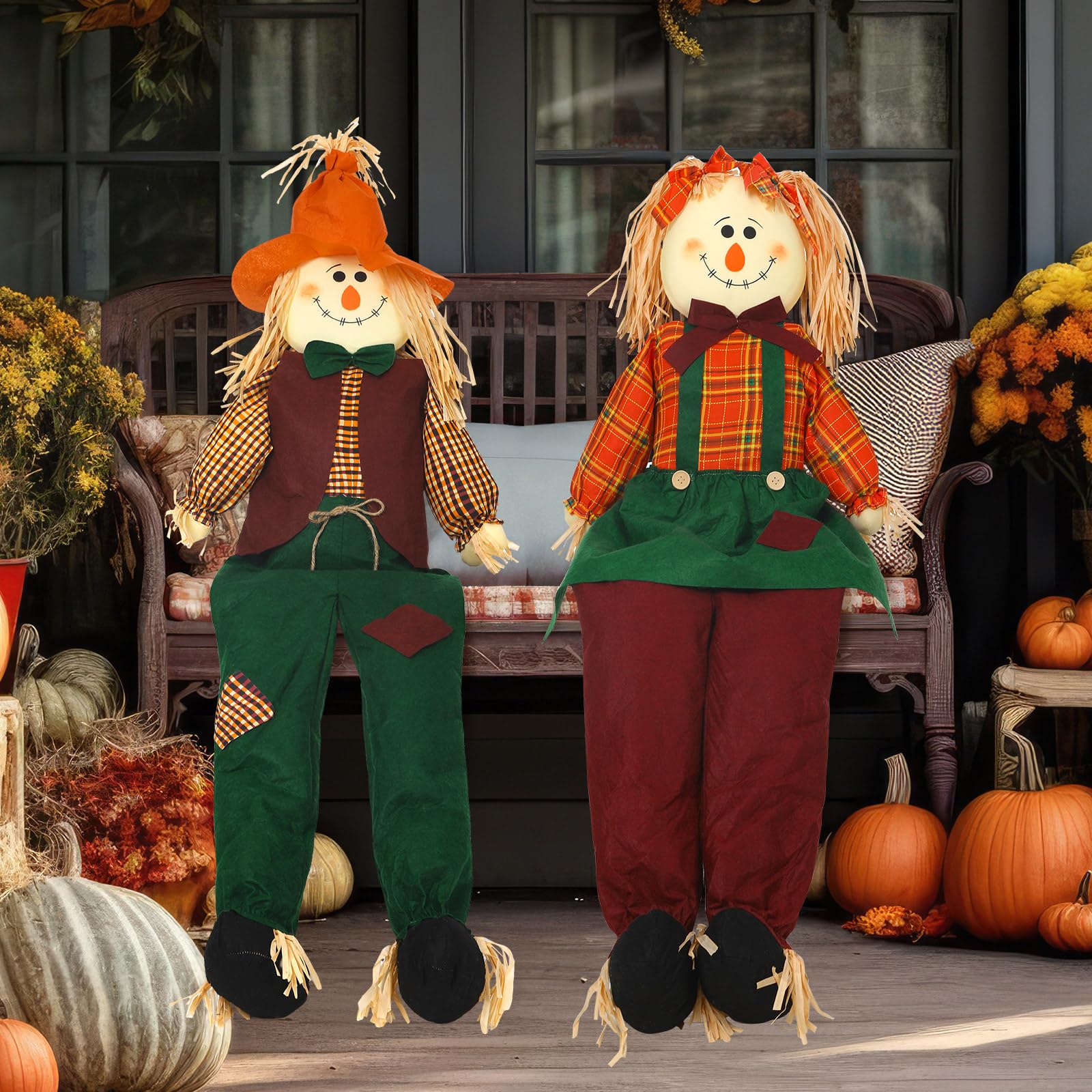 Libima scarecrow ready for Thanksgiving decoration