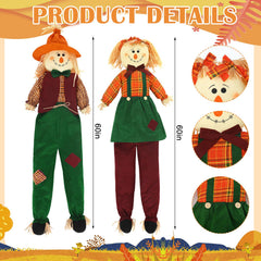 Libima scarecrow side view with bright colors