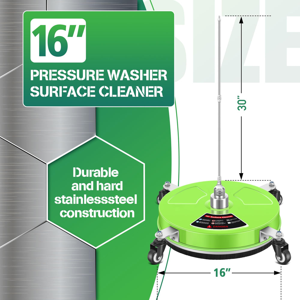 LidoDola pressure washer surface cleaner with dual spinning nozzles