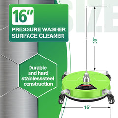 LidoDola pressure washer surface cleaner with dual spinning nozzles