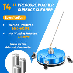 LidoDola Surface Cleaner with stainless steel structure
