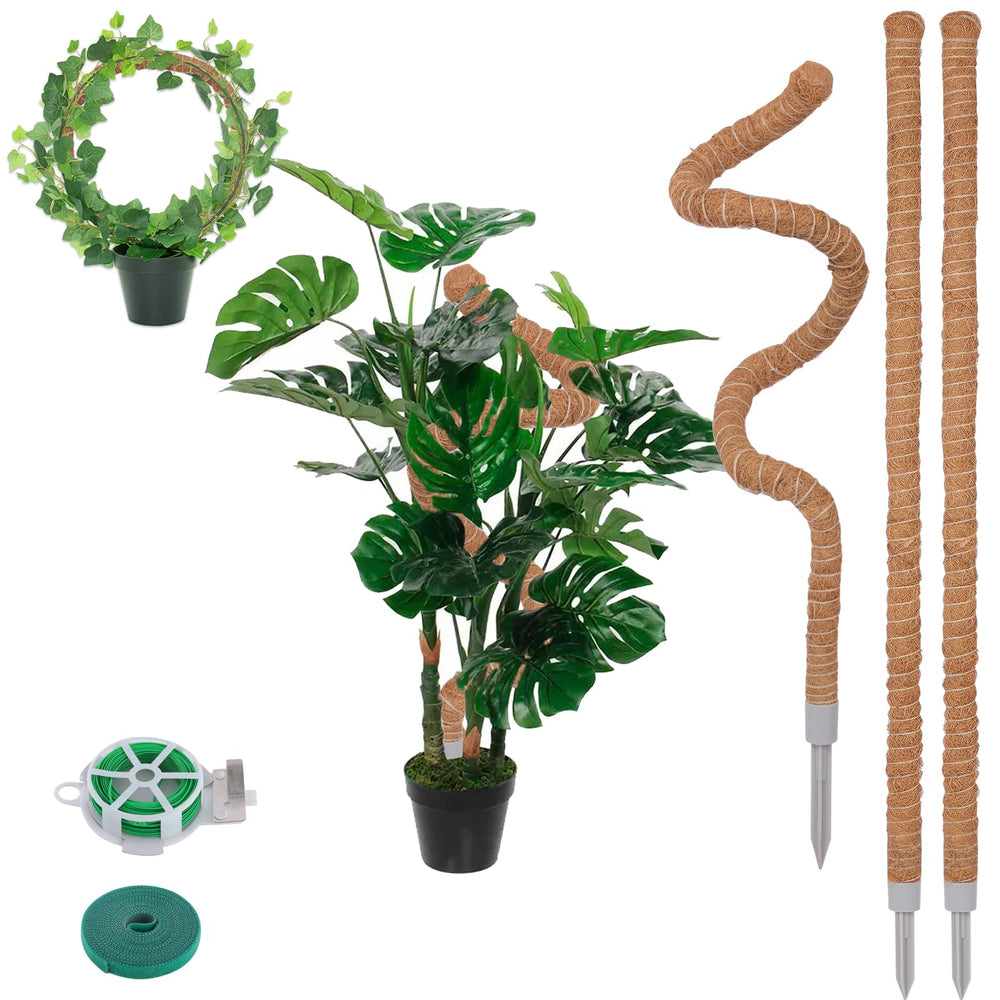 LifeNest 30-inch moss pole plant support front view