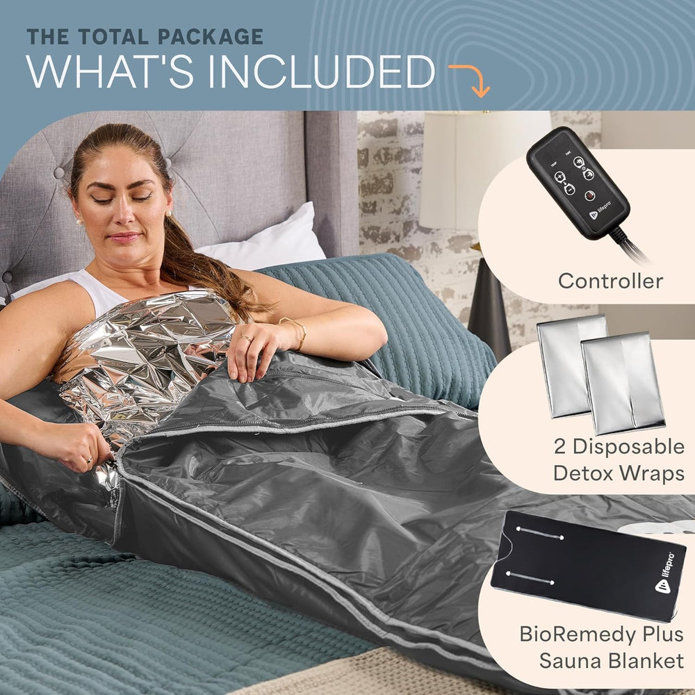 Lifepro BioRemedy Infrared Sauna Blanket in lifestyle setting
