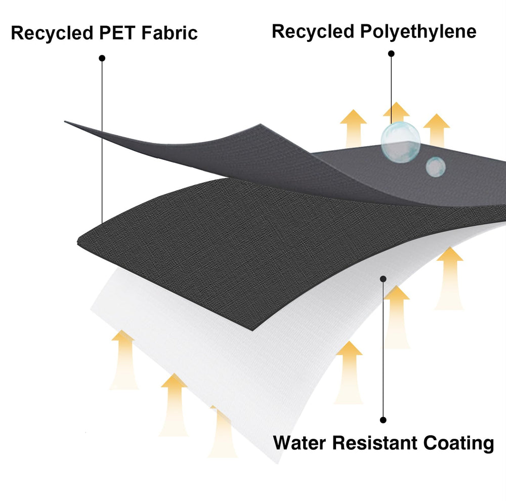 lifestyle image of acoveritt griddle cover protecting outdoor grill