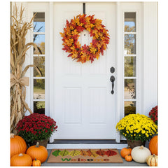 Lifestyle image of Calloway Mills Doormat at an entrance