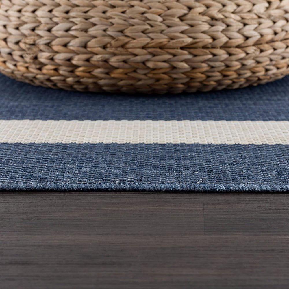 Lifestyle image of CAMILSON Outdoor Rug 8x10 in outdoor decor