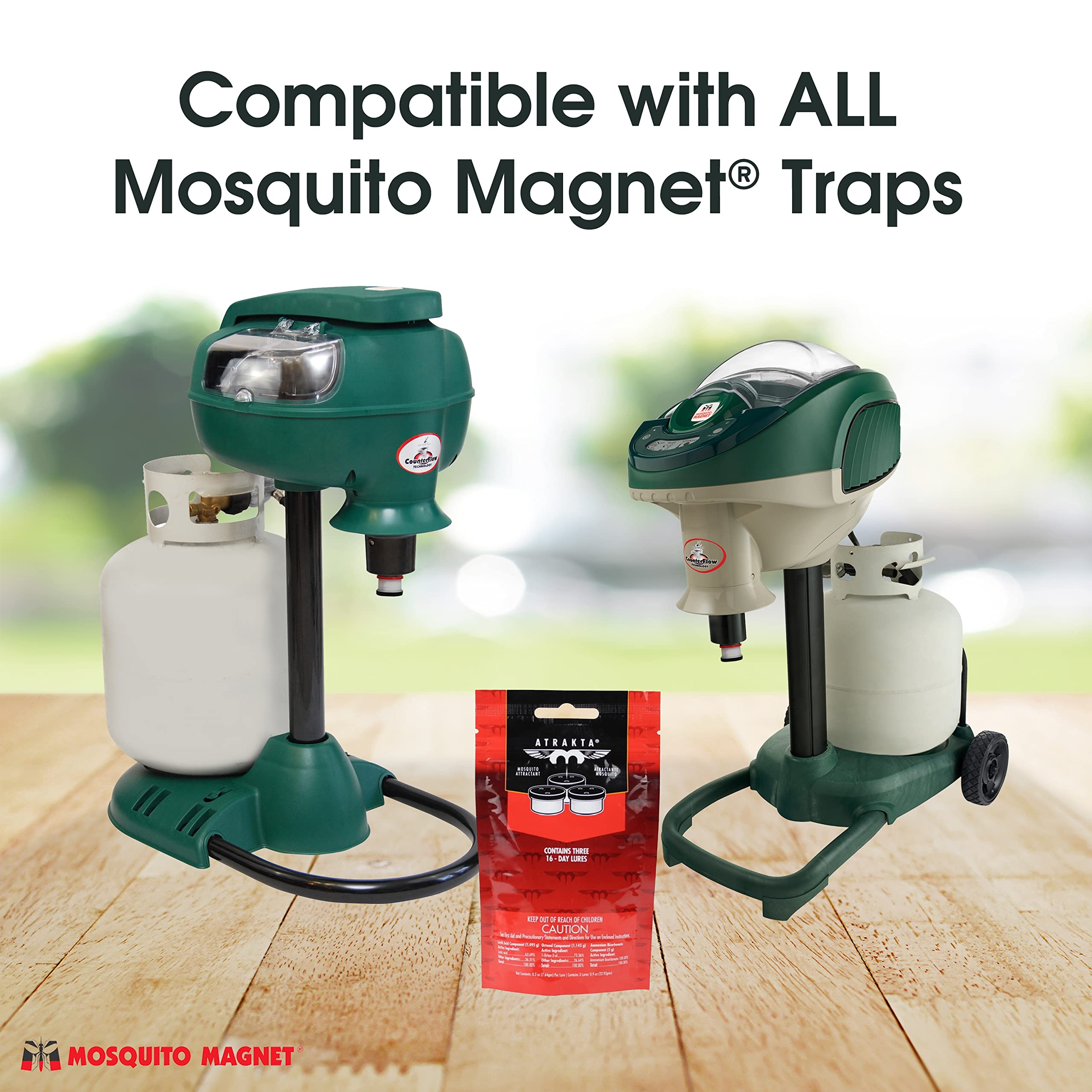 Lifestyle image of Mosquito Magnet ATRAKTA in outdoor setting