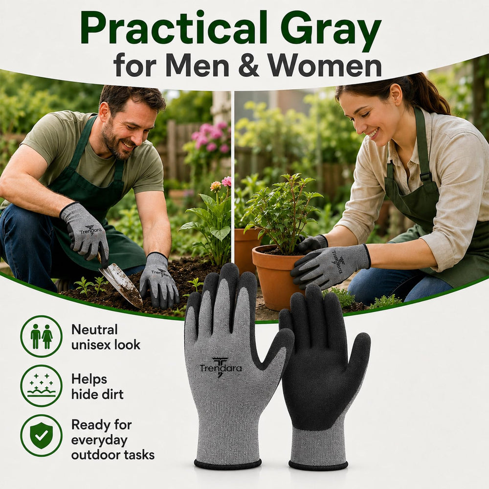 Lifestyle image of Trendara gloves being used in gardening