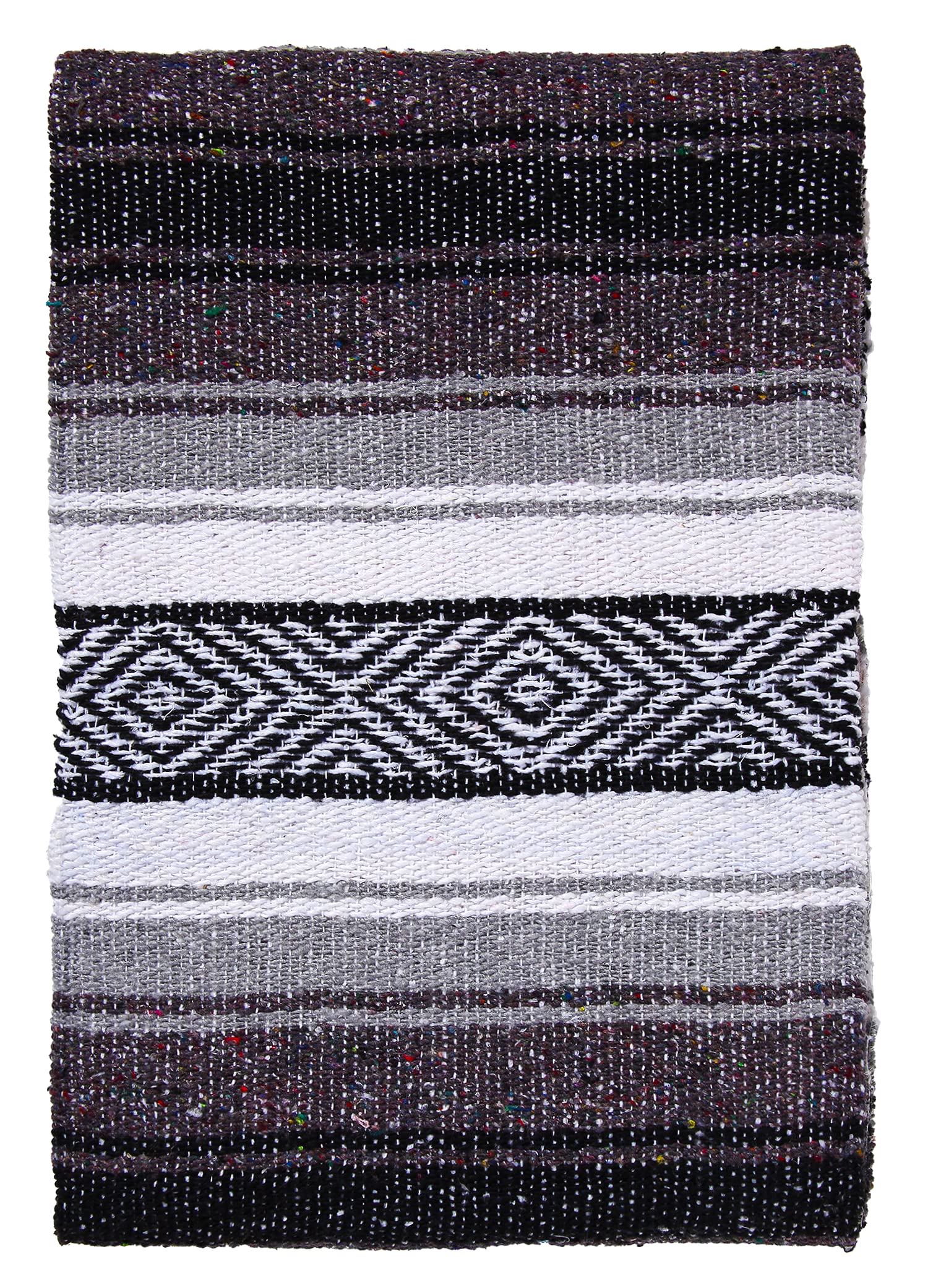 Lifestyle scene of El Paso Designs Mexican Yoga Blanket at the beach