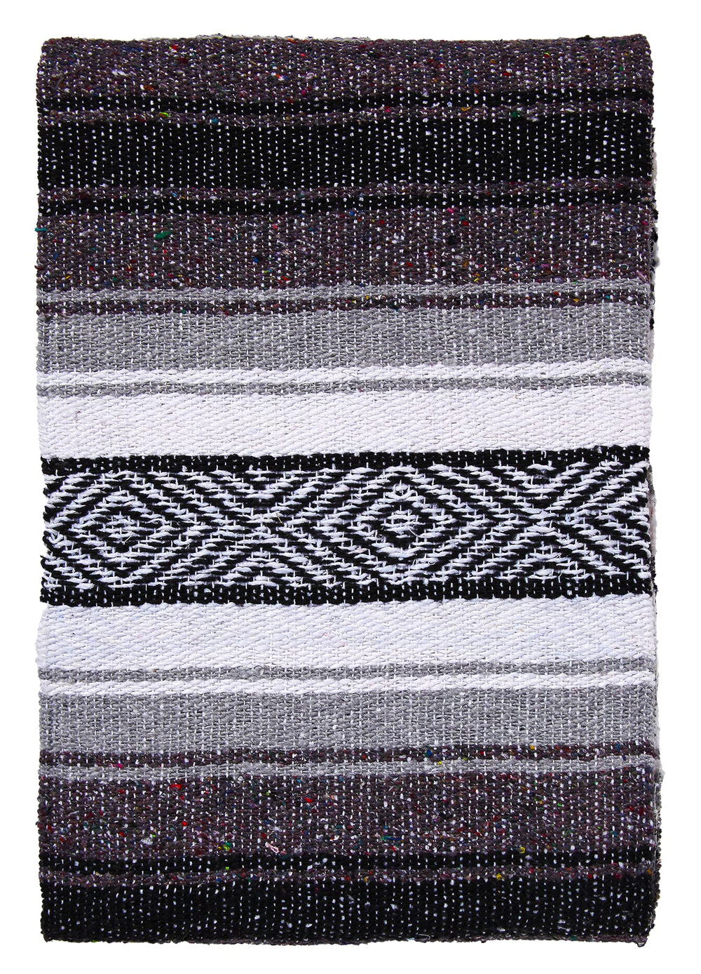 Lifestyle scene of El Paso Designs Mexican Yoga Blanket at the beach
