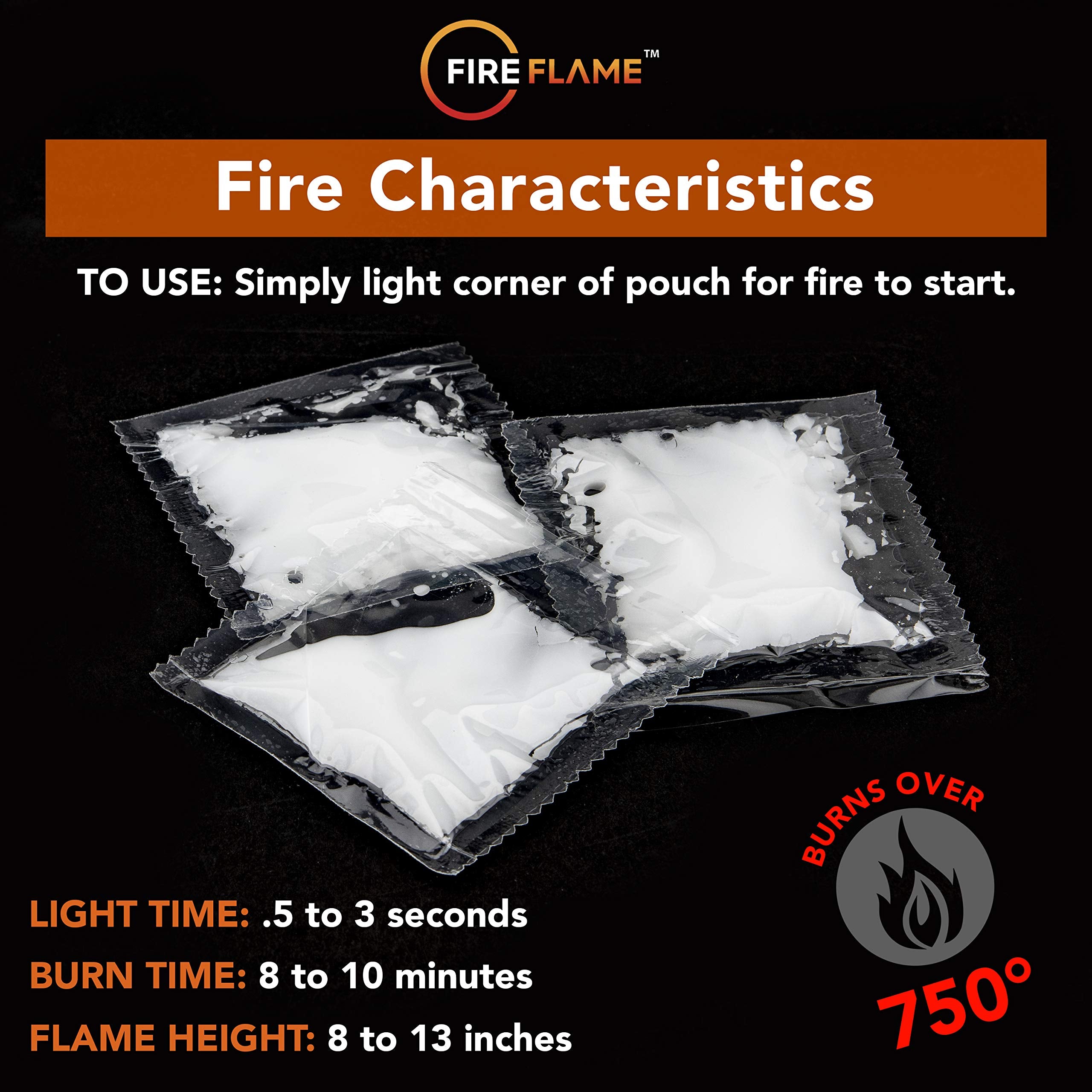 Lifestyle scene of kiknek FireFlame fire starter used outdoors
