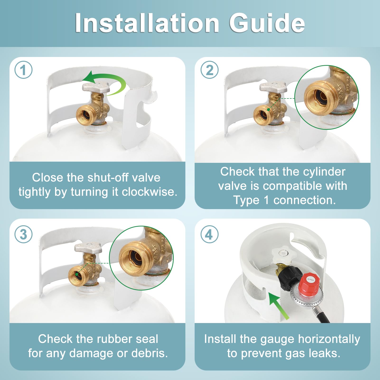 Lifestyle scene of SHINESTAR Propane Regulator during outdoor cooking