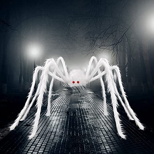 Lifestyle scene with DIYDEC Giant Spider decorating a Halloween party