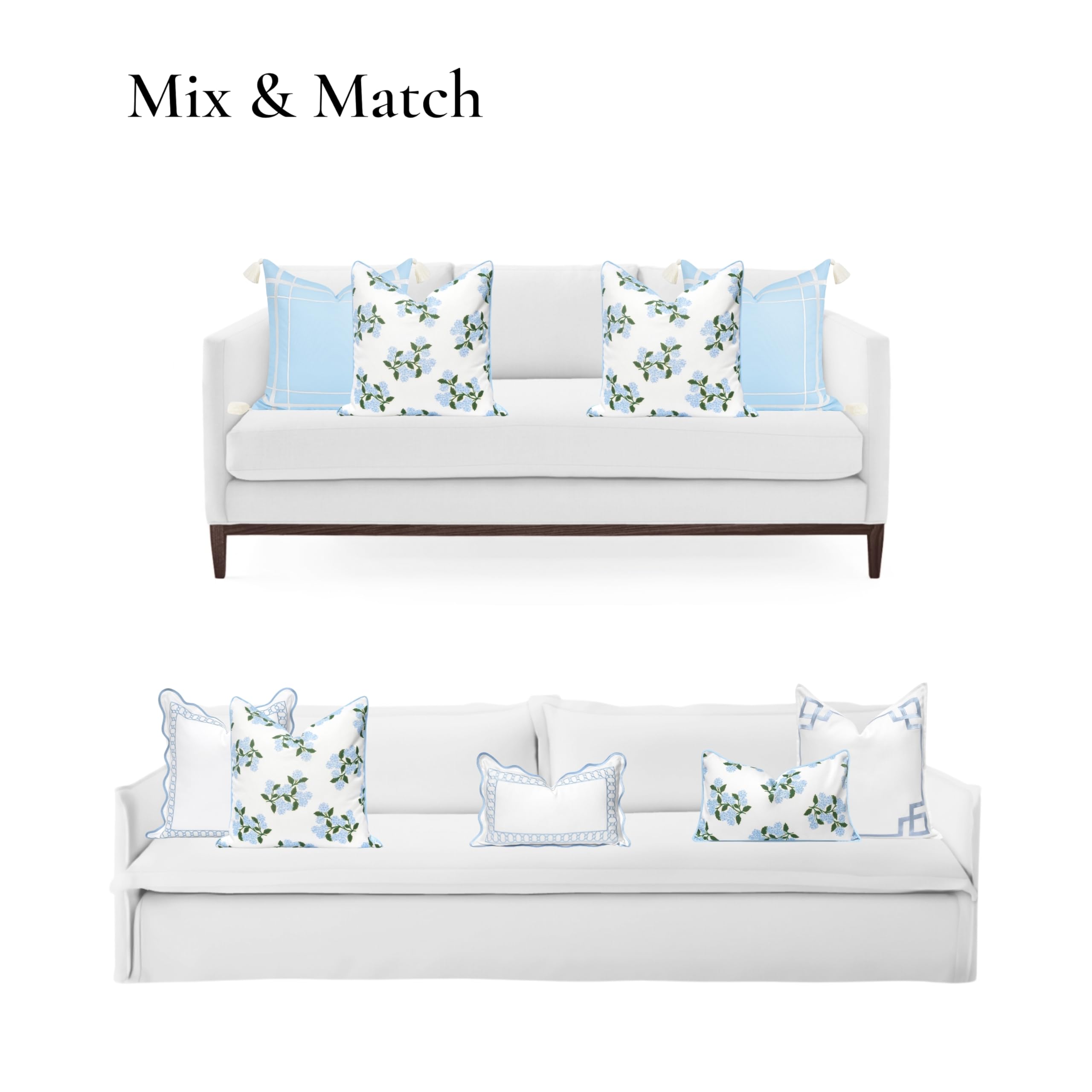 Lifestyle scene with Hofdeco pillow cover on outdoor patio furniture