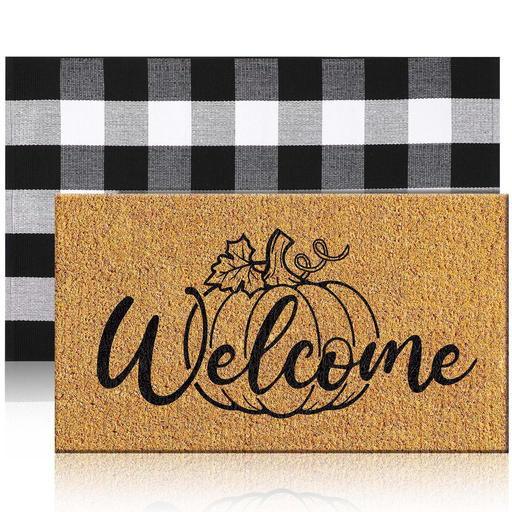Lifestyle shot of Duraaamo rugs at entryway