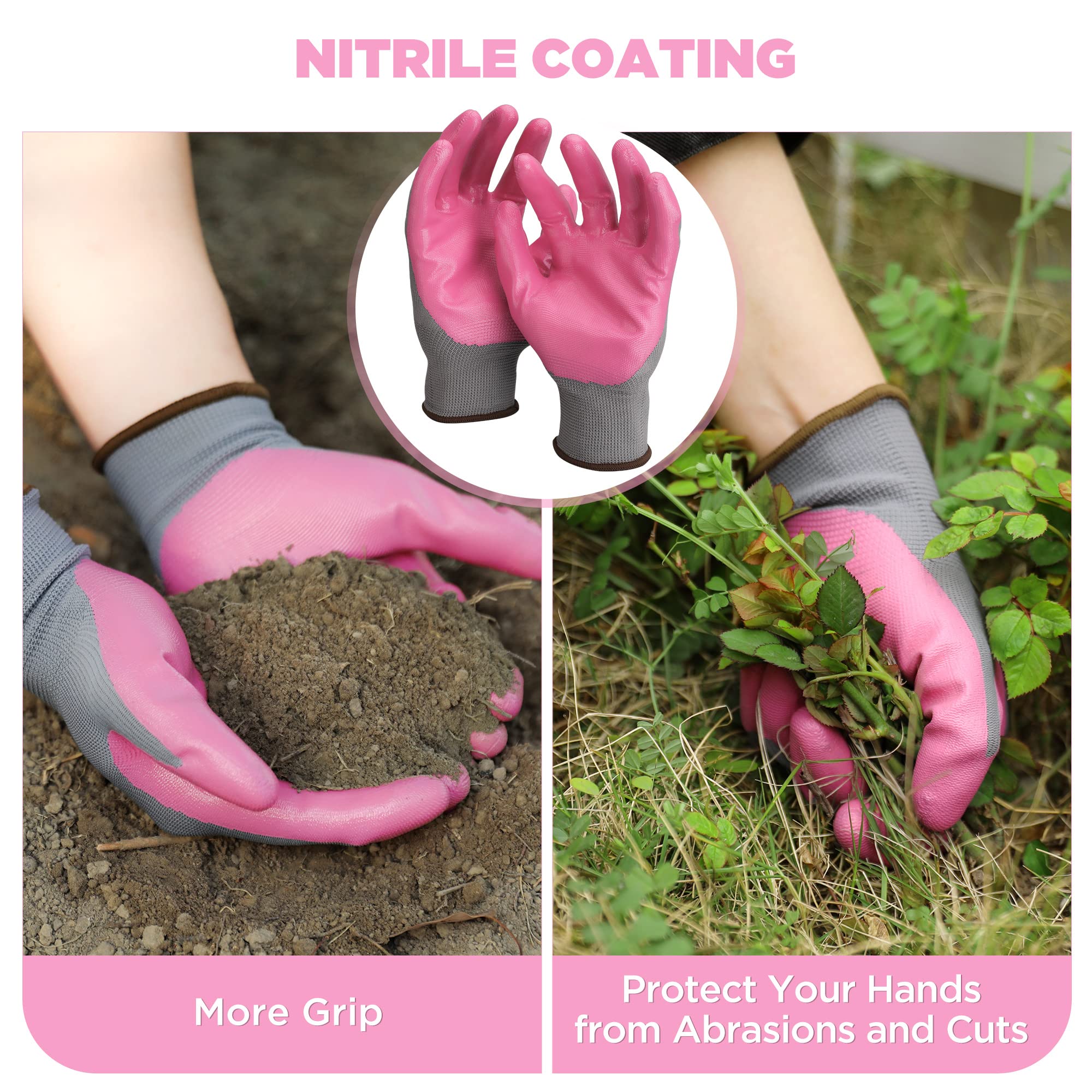 Lifestyle shot of gardening tools in use