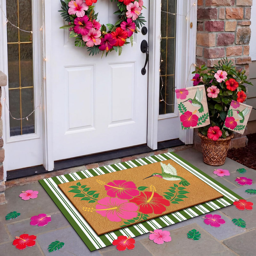 Lifestyle view of Drydiet doormat set at an entryway