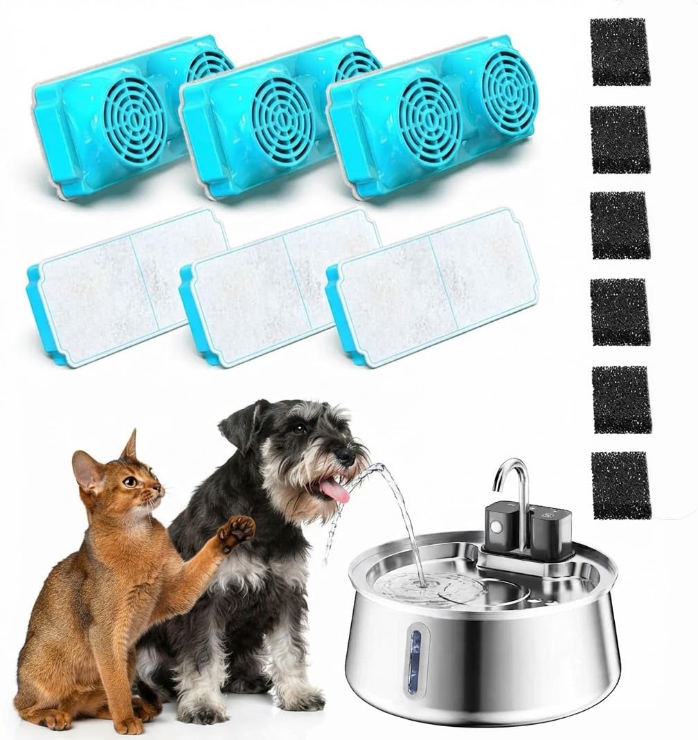 Lifetessa Dog Water Fountain Filter front view