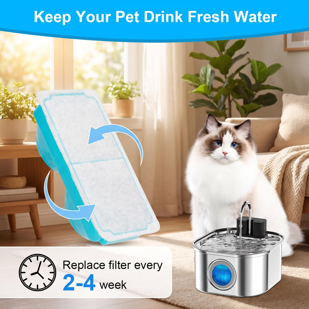 Lifetessa Dog Water Fountain Filter packaging
