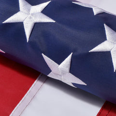 Lifraon American Flag 6x10 FT front view with embroidered stars