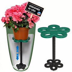 Lift Kit Planter Insert tall tapered riser with green finish