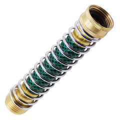 Lifynste Garden Hose Extension Adapter attached to a standard garden hose