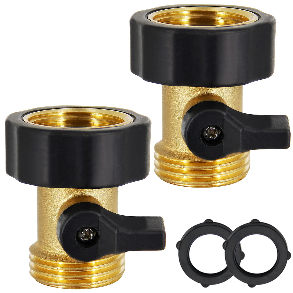 Lifynste Heavy Duty Brass Shut Off Valve front view