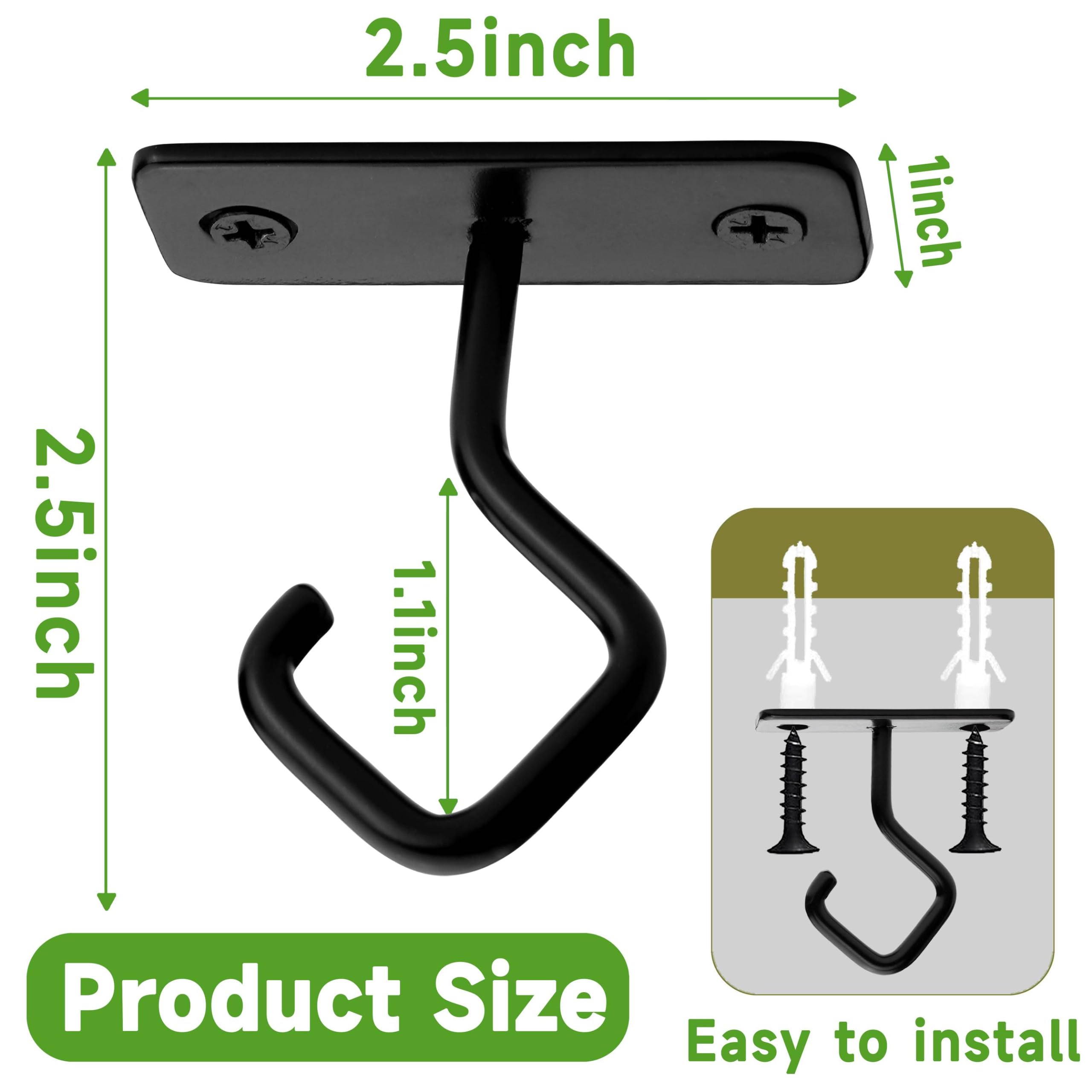 Lifyzoon Ceiling Hook holding a large flower pot