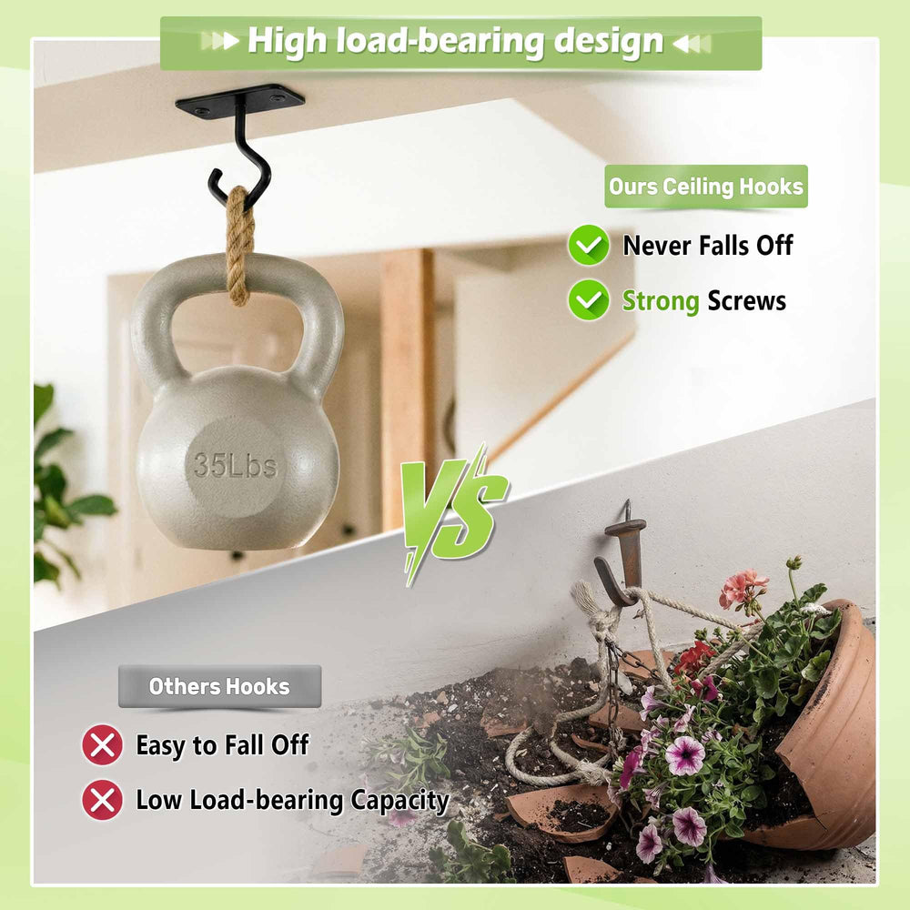 Lifyzoon Ceiling Hook used to hang a bird feeder