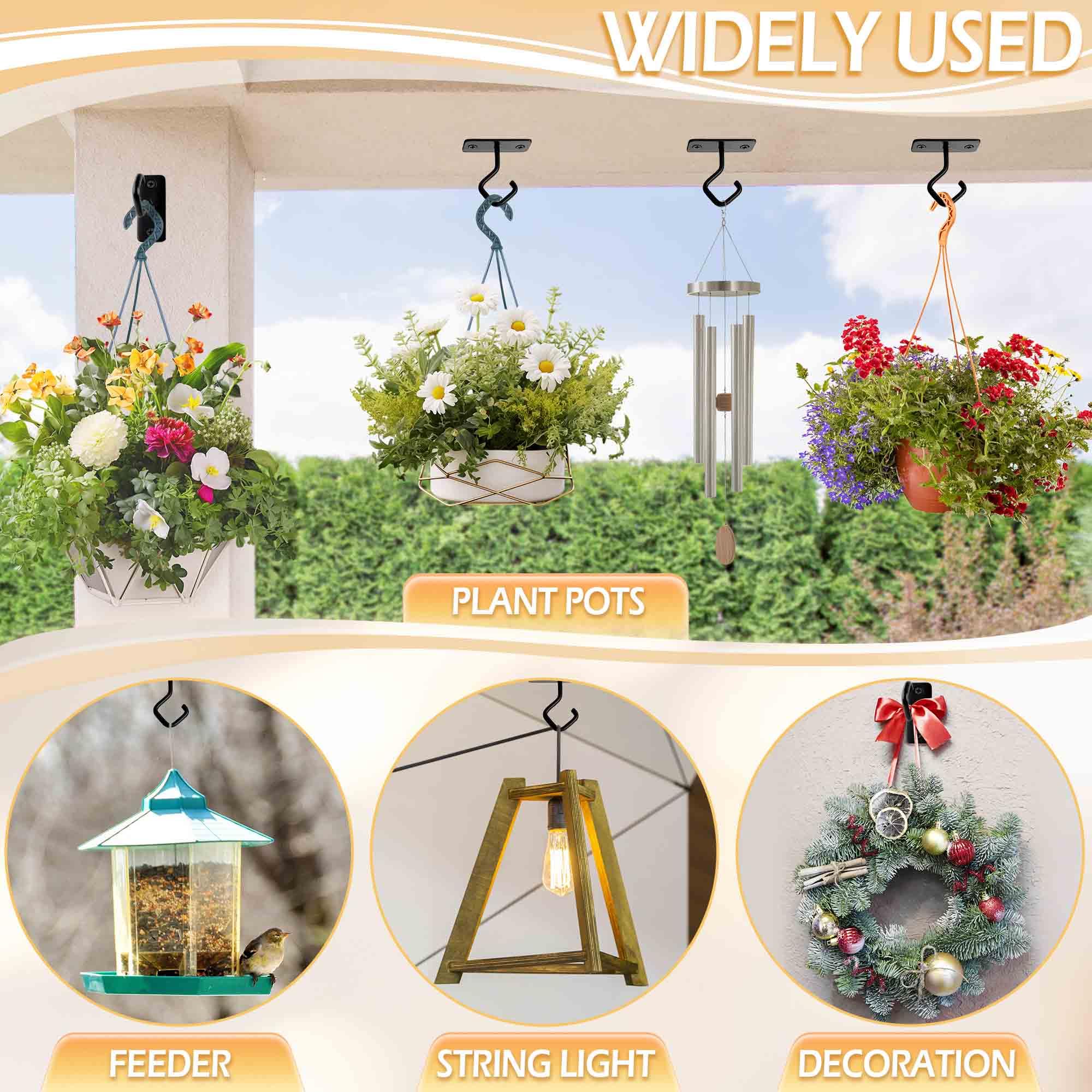 Lifyzoon Ceiling Hooks showing mounting base details