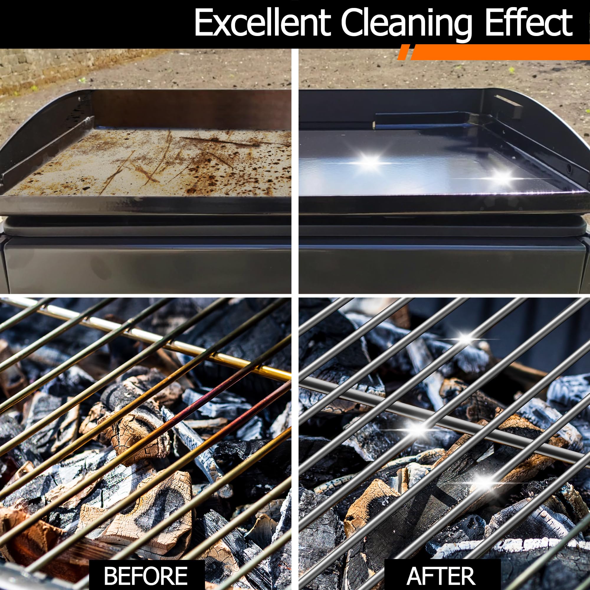 Light blue pumice stones for grill cleaning by CCTVRTV
