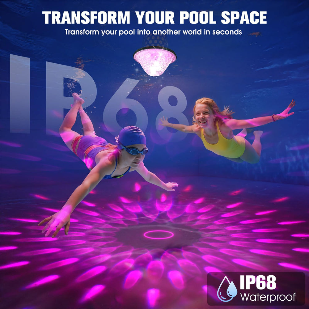 LightHacker Floating Pool Lights packaging and specifications