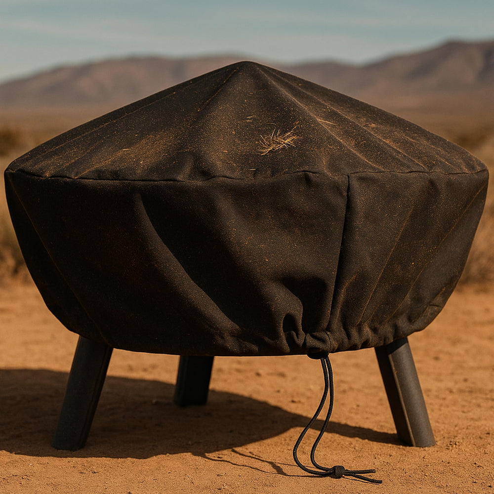 Lightweight fire pit cover easy to handle